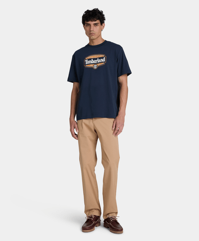 Playera de manga corta Heritage Seal para hombre, Azul