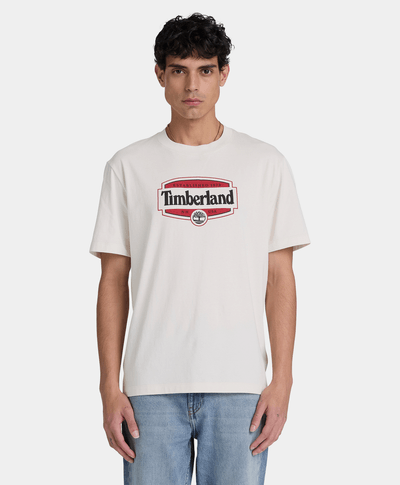 Playera de manga corta Heritage Seal para hombre, Beige