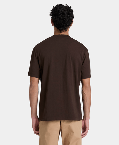 Playera de manga corta Heritage Seal para hombre, Café