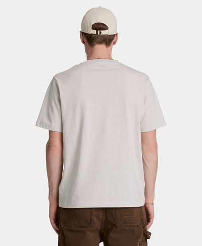 Playera de manga corta Iconic Footwear para hombre, Beige