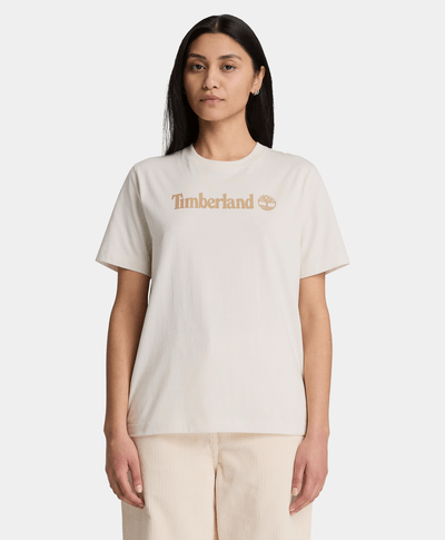 Playera de manga corta Northwood para mujer, Beige