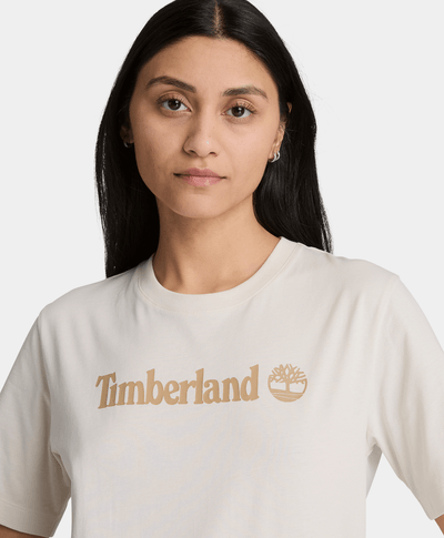 Playera de manga corta Northwood para mujer, Beige