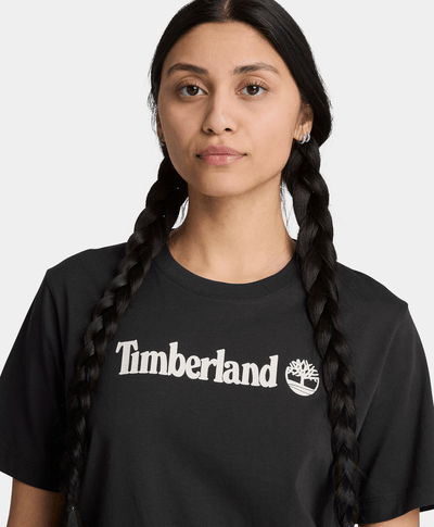 Playera de manga corta Northwood para mujer, Negro