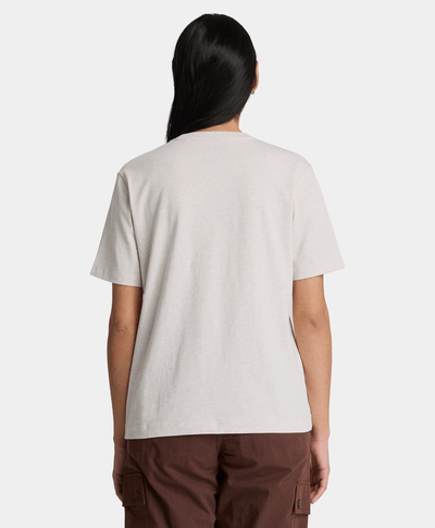 Playera de manga corta para mujer, Beige