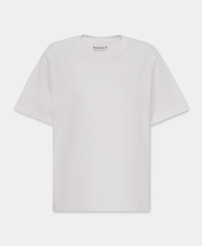 Playera de manga corta para mujer, Blanco