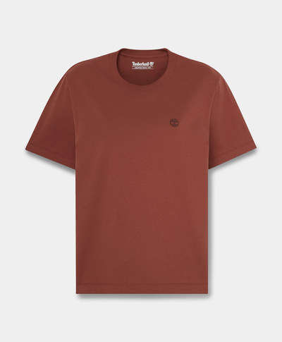 Playera de manga corta para mujer, Café