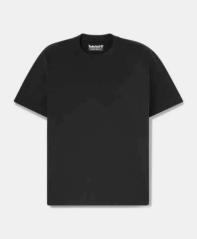 Playera de manga corta para mujer, Negro