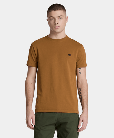 Playera de manga corta slim Oyster River para hombre, Amarillo