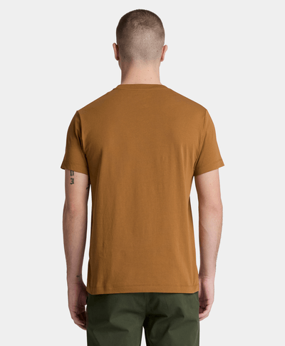 Playera de manga corta slim Oyster River para hombre, Amarillo
