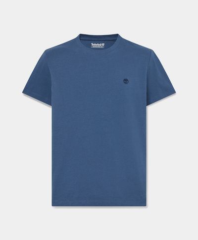 Playera de manga corta slim Oyster River para hombre, Azul