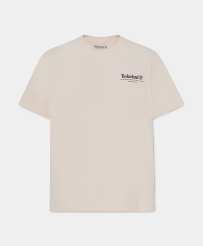 Playera gráfica manga corta Bootmakers para hombre, Beige
