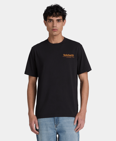 Playera gráfica manga corta Bootmakers para hombre, Negro