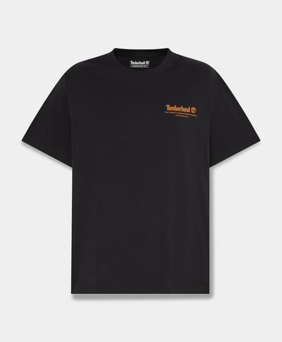 Playera gráfica manga corta Bootmakers para hombre, Negro