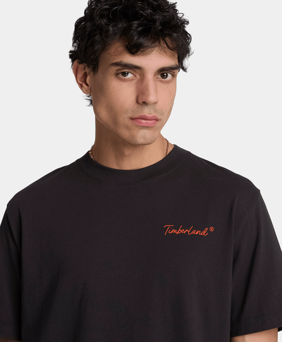 Playera Gráfica New Hampshire Heritage para hombre, Negro