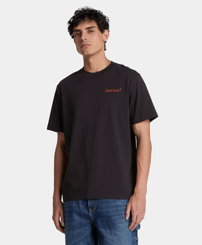 Playera Gráfica New Hampshire Heritage para hombre, Negro