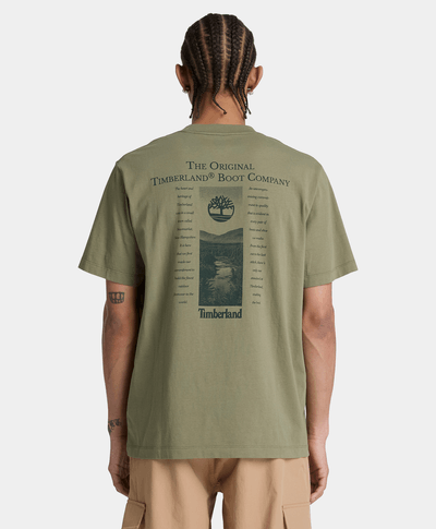 Playera Gráfica New Hampshire Heritage para hombre, Verde