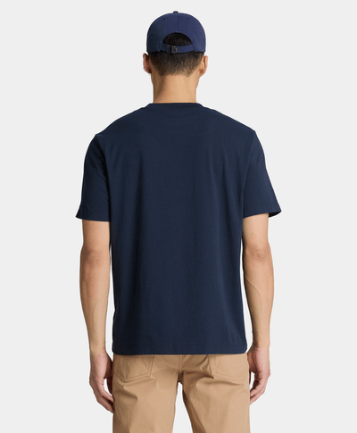 Playera gráfica para hombre, Azul