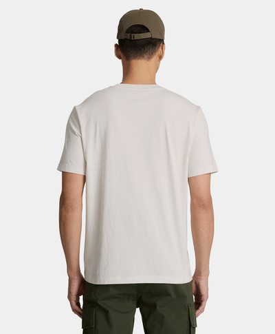 Playera gráfica para hombre, Beige