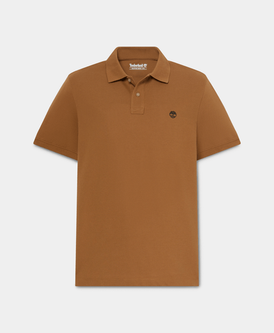 Polo de manga corta Oyster River para hombre, Amarillo