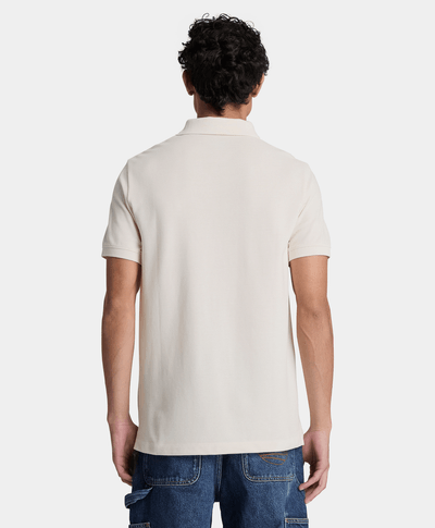 Polo de manga corta Oyster River para hombre, Beige