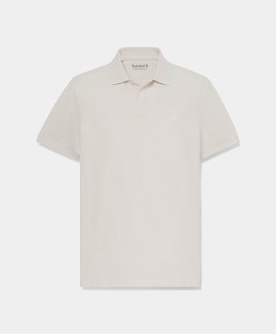 Polo de manga corta Oyster River para hombre, Beige