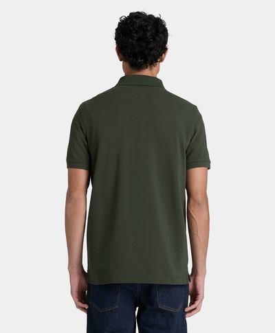 Polo de manga corta Oyster River para hombre, Verde