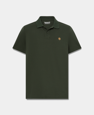 Polo de manga corta Oyster River para hombre, Verde