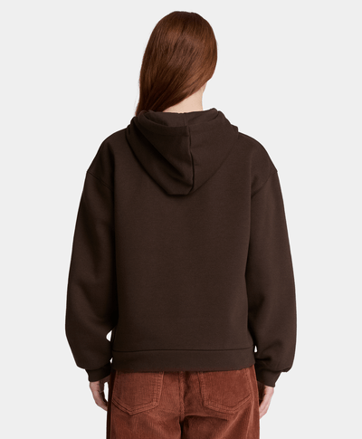 Sudadera con gorro Northwood para mujer, Café