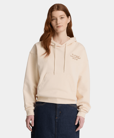 Sudadera con gorro para mujer, Beige