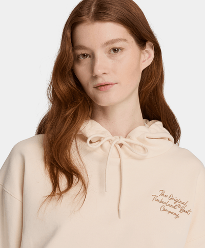 Sudadera con gorro para mujer, Beige