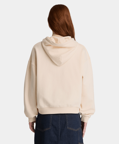 Sudadera con gorro para mujer, Beige