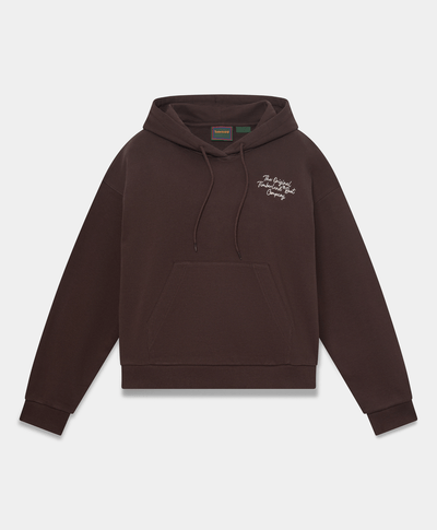 Sudadera con gorro para mujer, Café