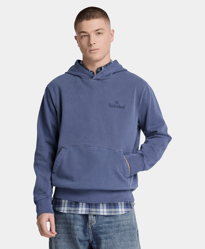 Sudadera con gorro South Cabot deslavada para hombre, Azul