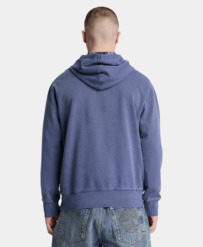 Sudadera con gorro South Cabot deslavada para hombre, Azul
