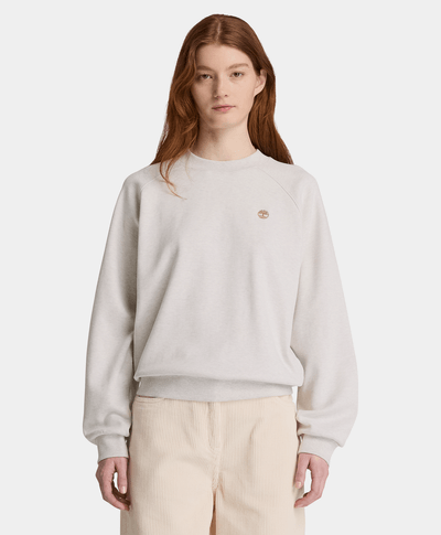 Sudadera de cuello redondo Crafted para mujer, Beige