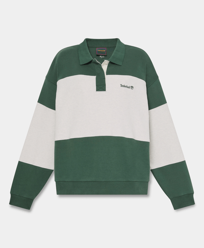 Sudadera de rugby para mujer, Verde
