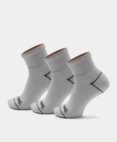 3 Pack de calcetines cortos con acolchado completo Bowden, Blanco