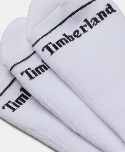 3 Pack de calcetines cortos con acolchado completo Bowden, Blanco