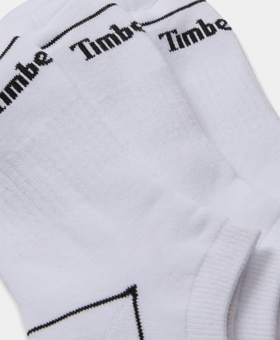 3 Pack de calcetines invisibles con acolchado completo Bowden, Blanco