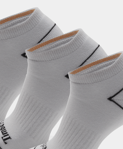 3 Pack de calcetines invisibles con acolchado completo Bowden, Blanco