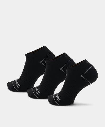 3 Pack de calcetines invisibles con acolchado completo Bowden, Negro