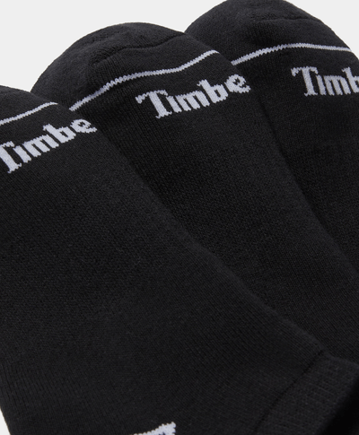 3 Pack de calcetines invisibles con acolchado completo Bowden, Negro