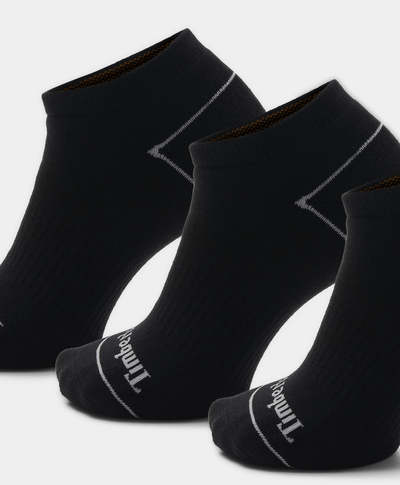 3 Pack de calcetines invisibles con acolchado completo Bowden, Negro
