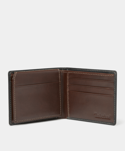 Cartera de piel Coulton para Hombre, Negro