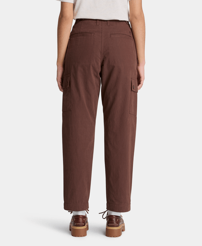 Pantalón cargo para mujer, Café