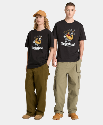 Playera Timberland edición especial México Unisex, Negro