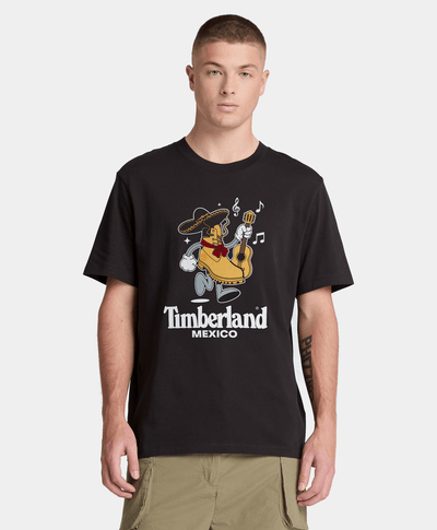Playera Timberland edición especial México Unisex, Negro