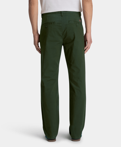 Pantalón Chino Recto para Hombre, Verde