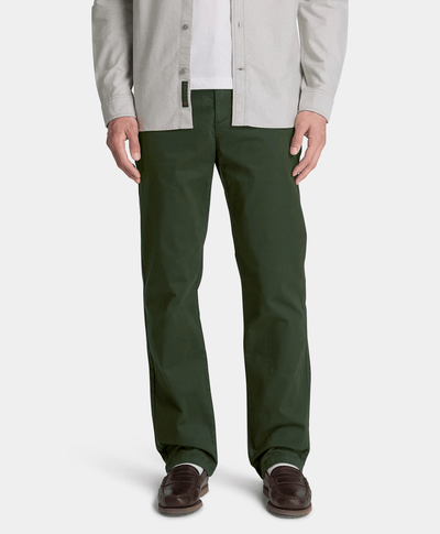 Pantalón Chino Recto para Hombre, Verde