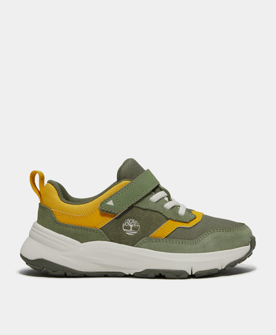 Tenis con velcro Motion Ledge para niños, Verde
